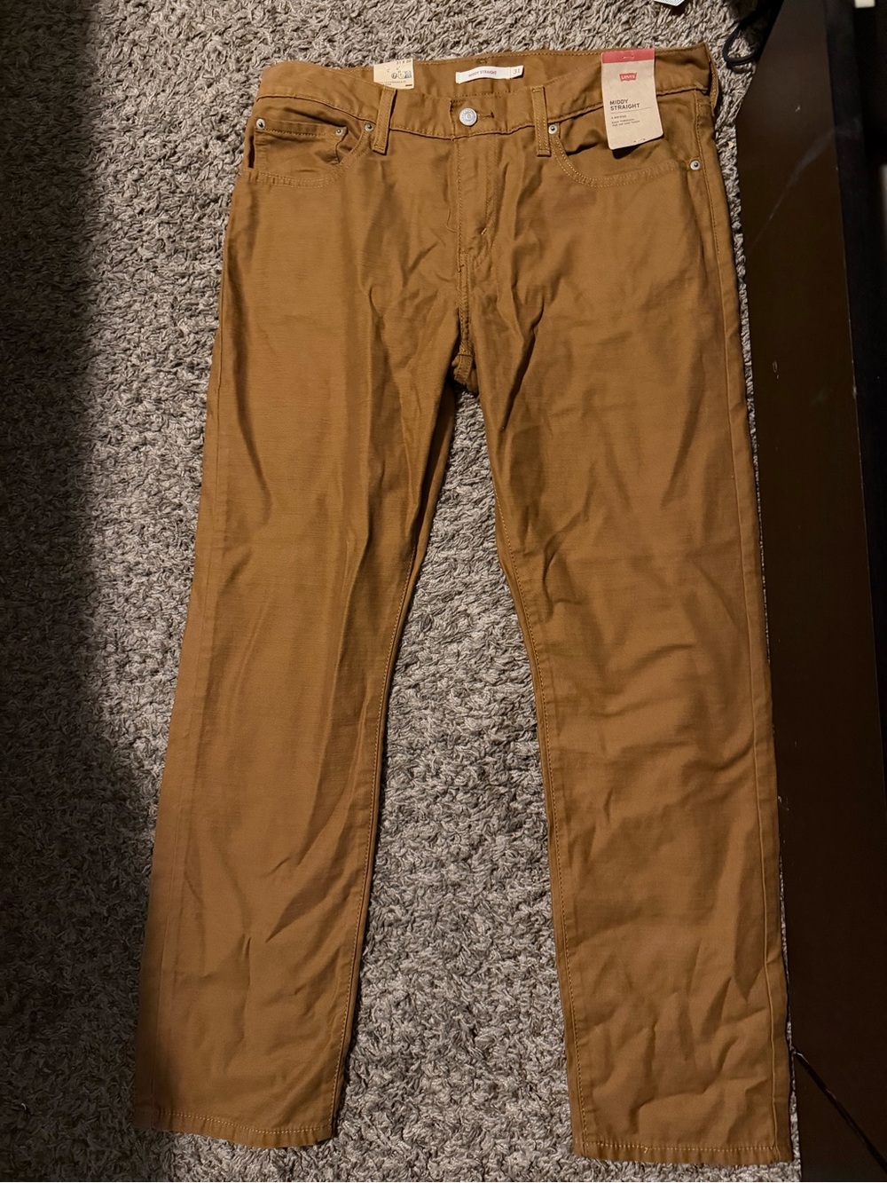 Levi’s Women’s Middy Straight Mid Rise Jean size 31